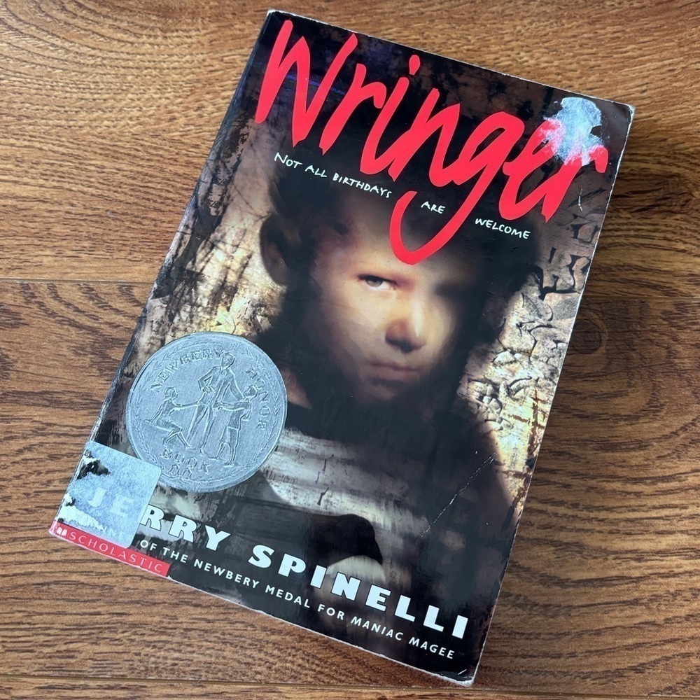 Wringer by: Jerry Spinelli paperback book